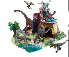 Пазли 3D "Dinosaur Scene Puzzle" (36 елементів, 6 фігурок динозавра, в коробці) 3D 99888-12 E 3D 99888-12 E фото