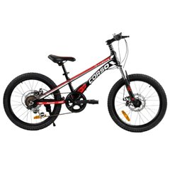 Спортивний дитячий велосипед 20 дюймів (рама 11", 7 швидкостей, складання 75%) Corso Speedline MG-29535 Чорний MG-29535 фото