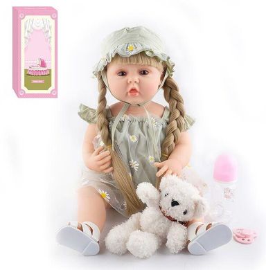 Лялька велика в літньому одязі (висота 57см, одяг, памперс, іграшка, аксесуари) AD 2801-1 Лялька Реборн AD 2801-1 фото
