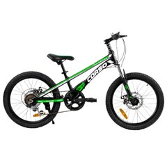 Спортивний дитячий велосипед 20 дюймів (рама 11", 7 швидкостей, складання 75%) Corso Speedline MG-74290 Зелений MG-74290 фото