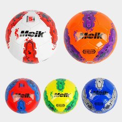М'яч футбольний C 55977 (60) 5 видів, м'який PVC, гумовий балон, розмір №5 127556 фото