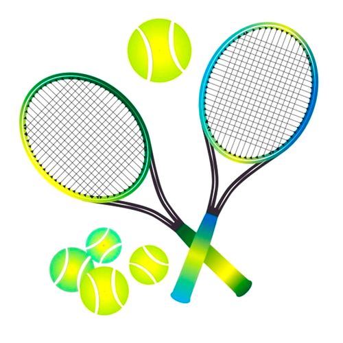 Бадмінтони та тенісні ракетки
