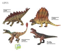 Набір динозаврів Q 9899 H 07 (12/2) 4 види, ЦІНА ЗА 12 ШТУК У БЛОКУ 107645 фото