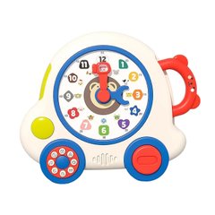Музична іграшка годинник (пісні, казки, цифри, підсвічування, елементи, що рухаються, українською) TK - 81822