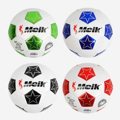 М'яч футбольний C 56001 (50) 4 види, вага 310-330 грам, м'який PVC, гумовий балон, розмір №5 127580 фото