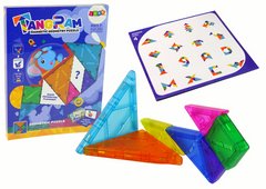 Гра головоломка Тангарам (геометричні фігурки, 18 карток, 7 магнітних блоків) 3092 3092 фото