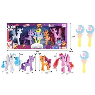 Игровой набор Пони My Little Pony (4 штуки, в коробке) XQ 9933 C XQ 9933 C фото