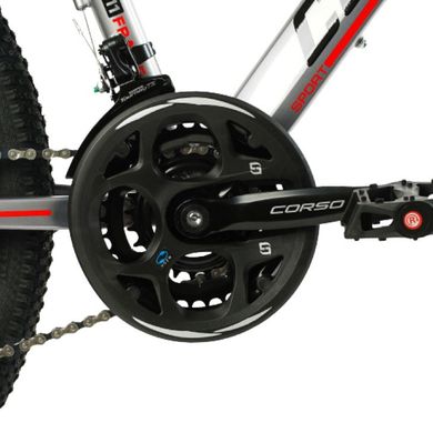 Спортивный велосипед 24 дюйма (рама 11", 21 скорость, 75% сборки, Shimano) Corso Concept CP-24902 Серый CP-24902 фото