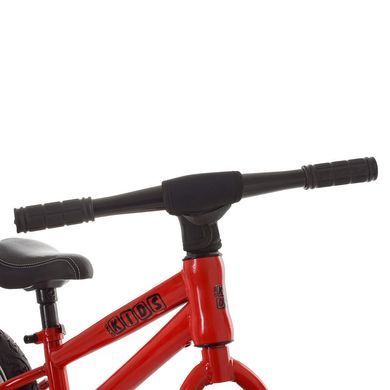 Детский беговел 12 дюймов (надувные колеса, метал.обод) PROFI KIDS M 5451A-1 Красный