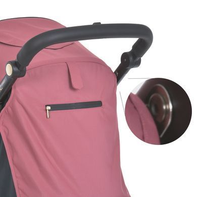 Коляска прогулочная детская EL CAMINO DYNAMIC PRO ME 1053-3 Dusty Rose Темно-розовая