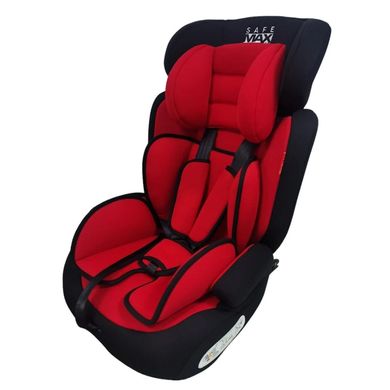 Автокрісло універсальне дитяче JOY (система ISOFIX, група 1-2-3, 9-36кг) RS-30199 Чорно-червоний RS-30199 фото