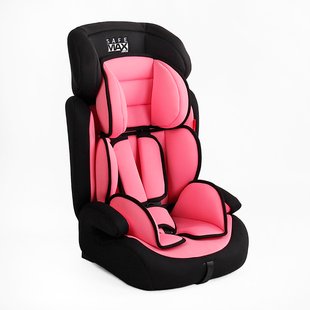 Автокресло универсальное детское JOY (система ISOFIX, группа 1-2-3, 9-36кг) RS-64188 Чёрно-розовый RS-64188 фото