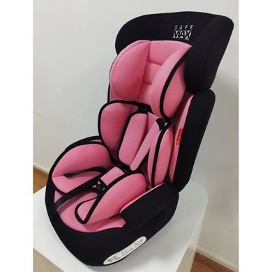 Автокресло универсальное детское JOY (система ISOFIX, группа 1-2-3, 9-36кг) RS-64188 Чёрно-розовый RS-64188 фото