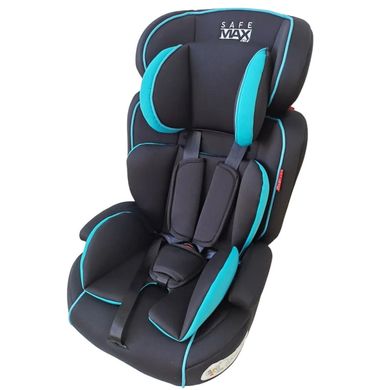 Автокресло универсальное детское JOY (система ISOFIX, группа 1-2-3, 9-36кг) RS-74810 Чёрно-бирюзовый RS-74810 фото