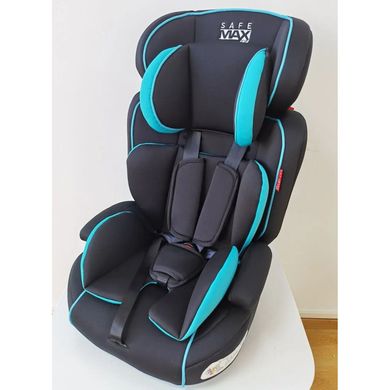 Автокресло универсальное детское JOY (система ISOFIX, группа 1-2-3, 9-36кг) RS-74810 Чёрно-бирюзовый RS-74810 фото