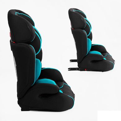 Автокресло универсальное детское JOY (система ISOFIX, группа 1-2-3, 9-36кг) RS-74810 Чёрно-бирюзовый RS-74810 фото