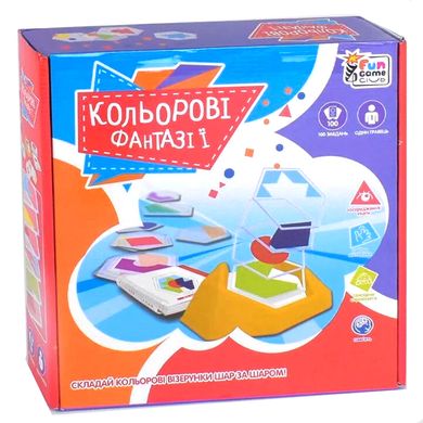 Розвиваюча гра "Кольорові фантазії" (100 завдань, 4 рівні) 4FUN Game Club UKВ-В 0041 UKВ-В 0041 фото