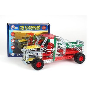 Конструктор металл "Грузовик" Technok Toys (236 деталей, в коробке) 4883 4883 фото