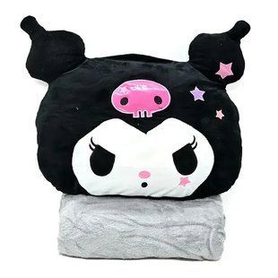 М'яка іграшка KUROMI (довжина 38 см, плед) M 18281