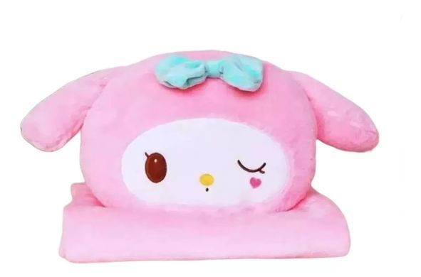 М'яка іграшка Hello Kitty (довжина 38 см, з пледом) M 18282