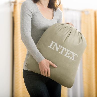 Надувне ліжко велюрова дитяча (168x107х25 см, насос в комплекті) Intex 66810