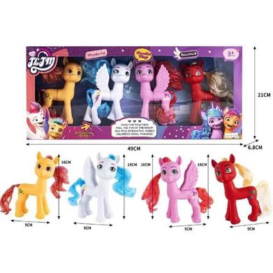 Игровой набор Пони My Little Pony (4 штуки, в коробке) XQ 9933 A XQ 9933 A фото