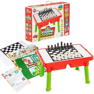 Игровой столик (7 настольных игр) Technok Toys 9604 9604 фото