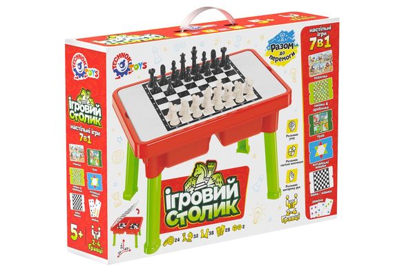 Ігровий столик (7 настільних ігор) Technok Toys 9604 9604 фото