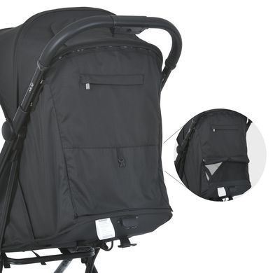 Прогулочная коляска детская EL CAMINO MUSE ME 1118 Black Черная